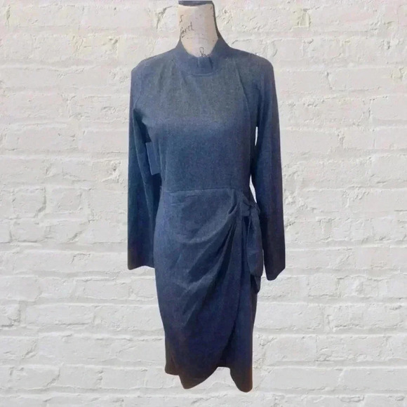 Collective Concepts Faux Wrap Dress - Picture 1 of 5